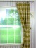 Paroo Cotton Blend Large Plaid Double Pinch Pleat Curtain