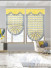 QYBHM1110 High Quality Blockout Custom Made Yellow Roman Blinds For Home Decoration